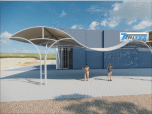Tenda membrane makassar